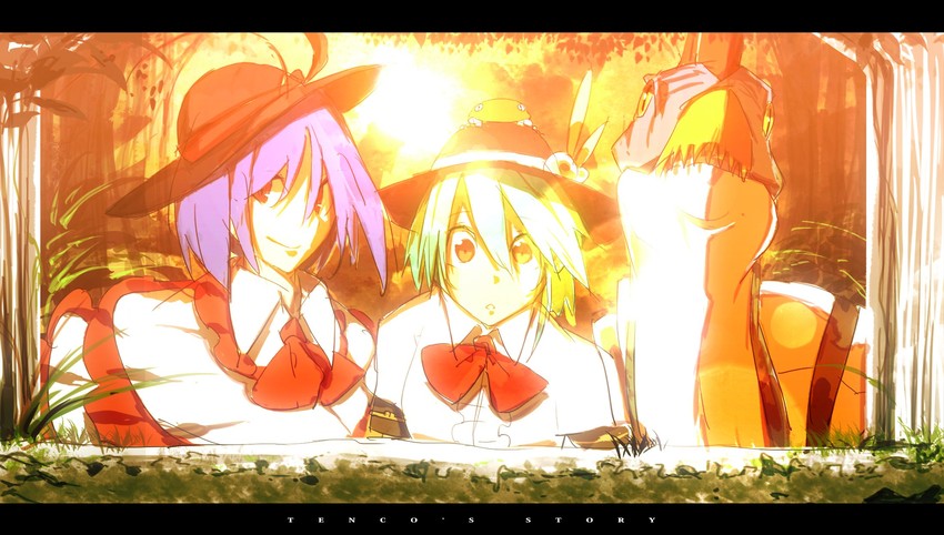 hinanawi tenshi and nagae iku (touhou and 1 more) drawn by siirakannu