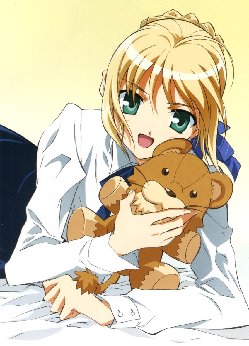 artoria pendragon and saber (fate and 1 more)