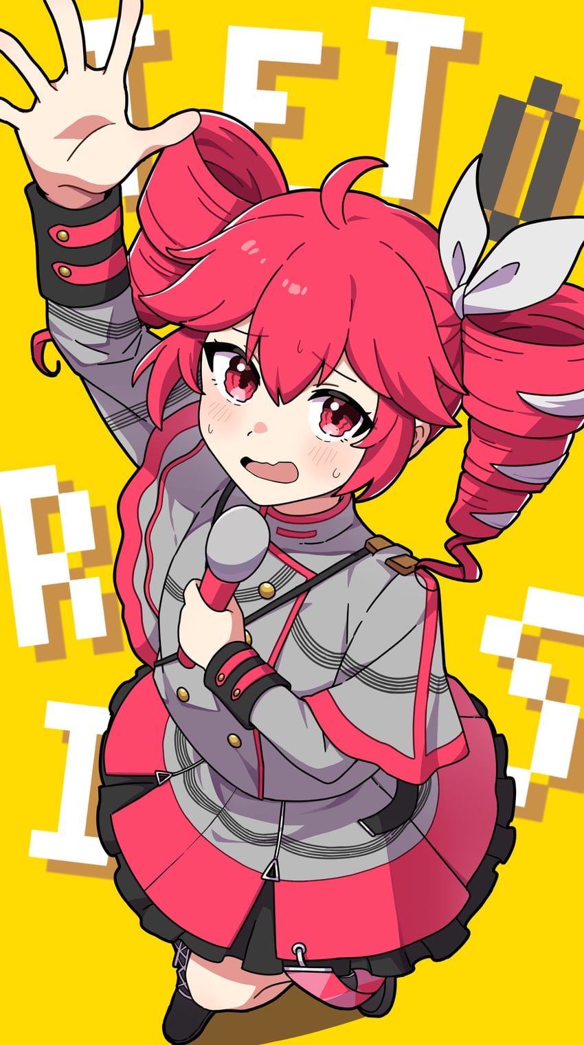 kasane teto (utau and 2 more) drawn by miz_(mizillustration)