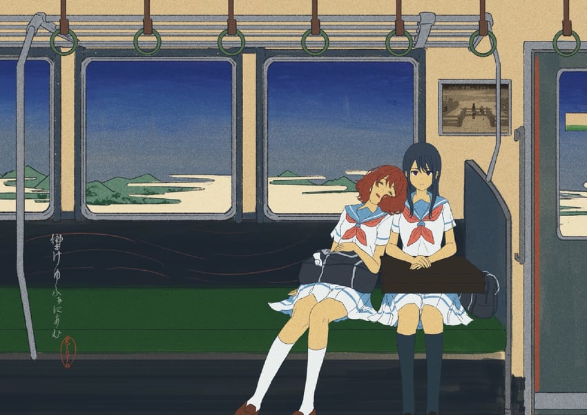 oumae kumiko, kousaka reina, and tuba-kun (hibike! euphonium) drawn by ryota_(rt24766658)