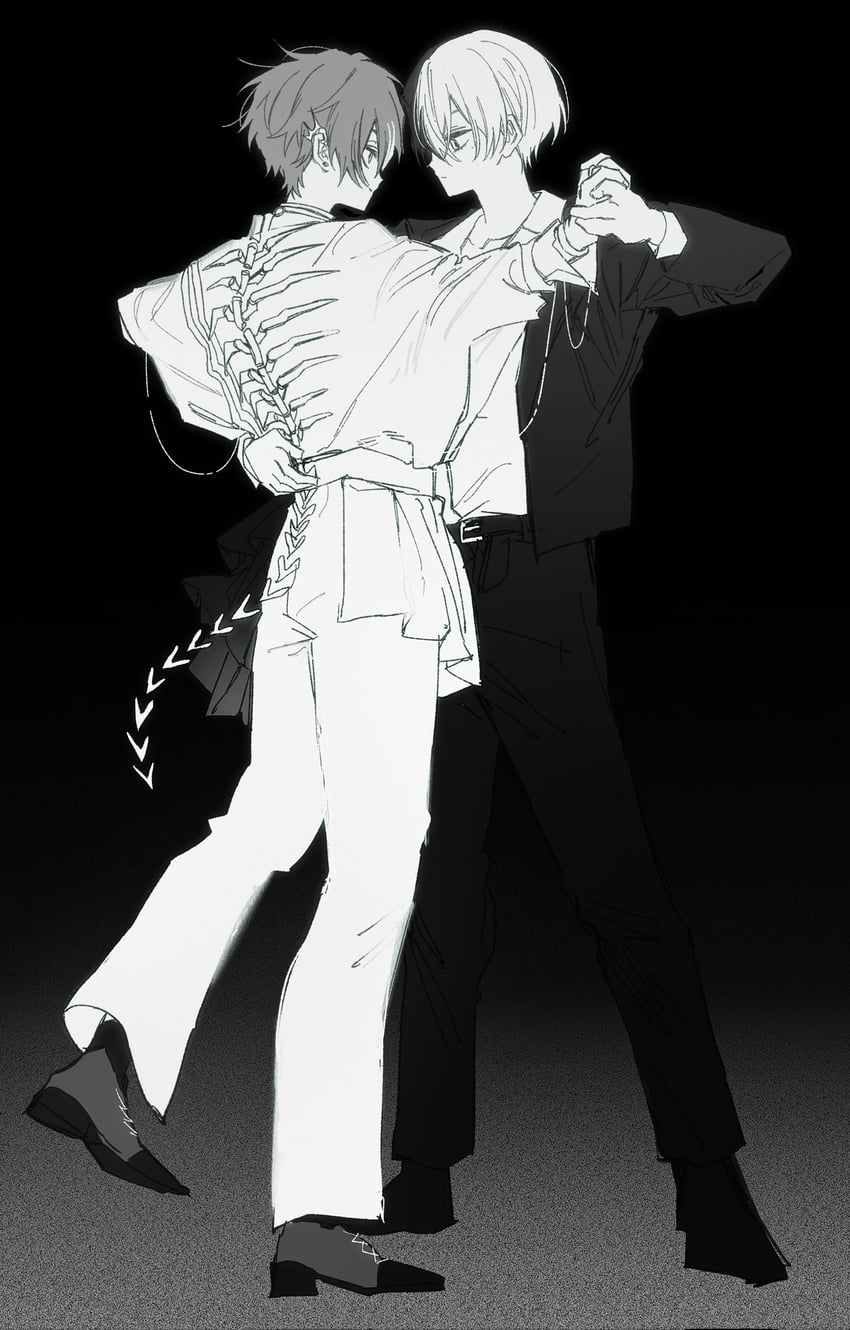 shinonome akito and aoyagi touya (project sekai and 1 more) drawn by goguma_wagamja