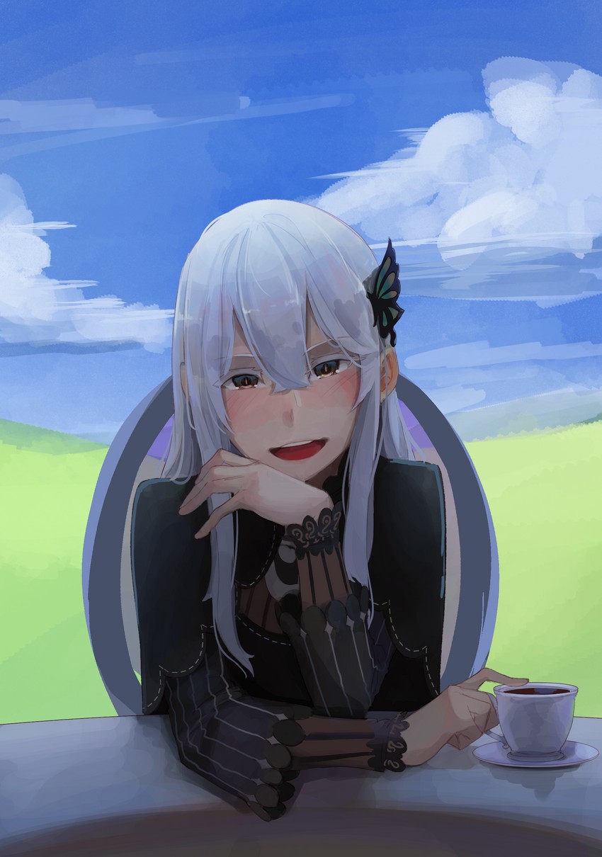 echidna (re:zero kara hajimeru isekai seikatsu) drawn by sushoartworks