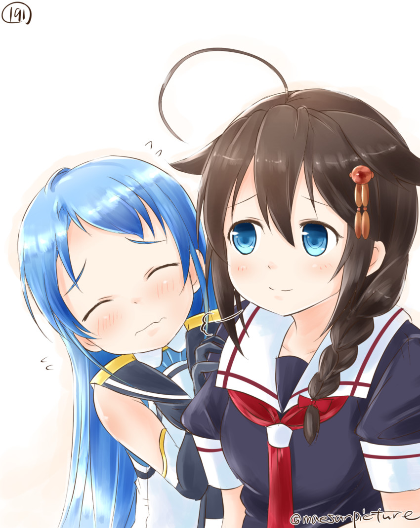 shigure, shigure kai ni, and samidare (kantai collection) drawn by mae_(maesanpicture)