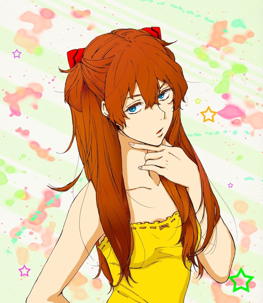 souryuu asuka langley (neon genesis evangelion) drawn by shanghai_shu-cai