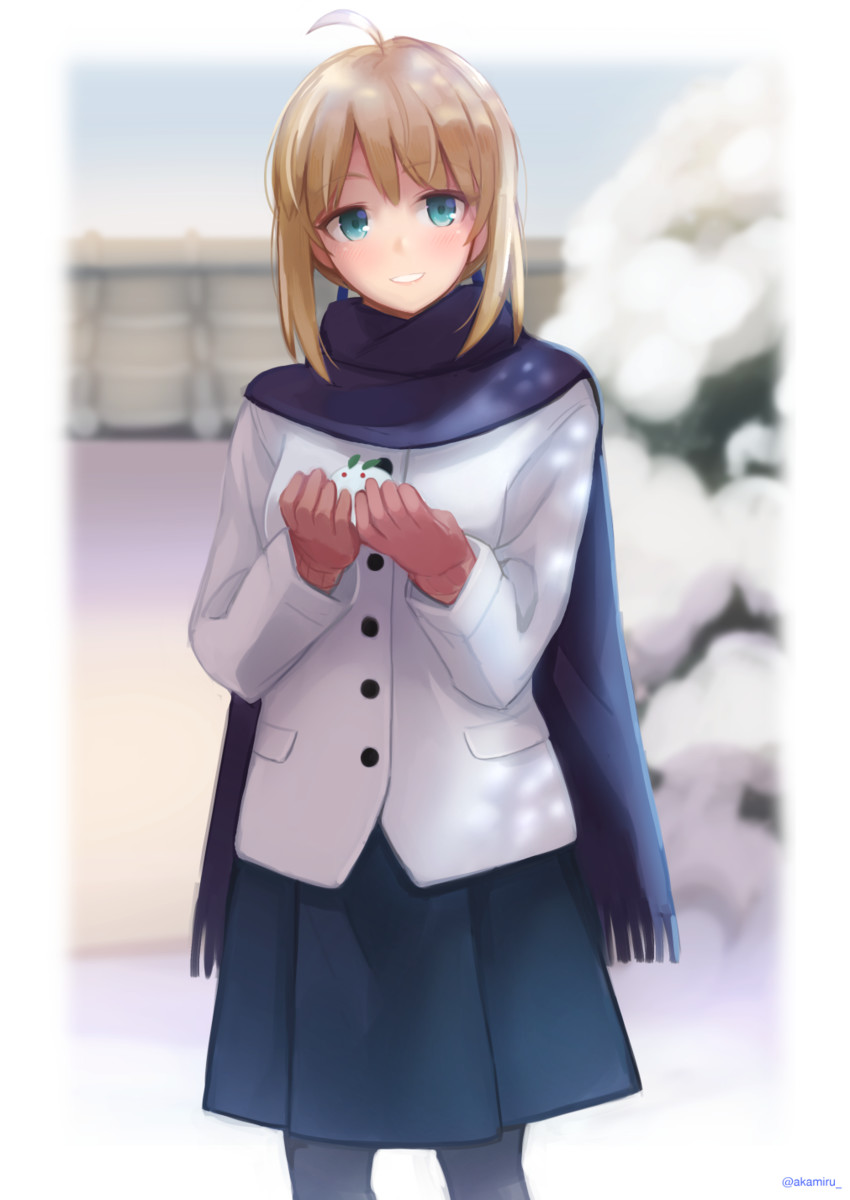 artoria pendragon and saber (fate and 1 more) drawn by hinoshita_akame