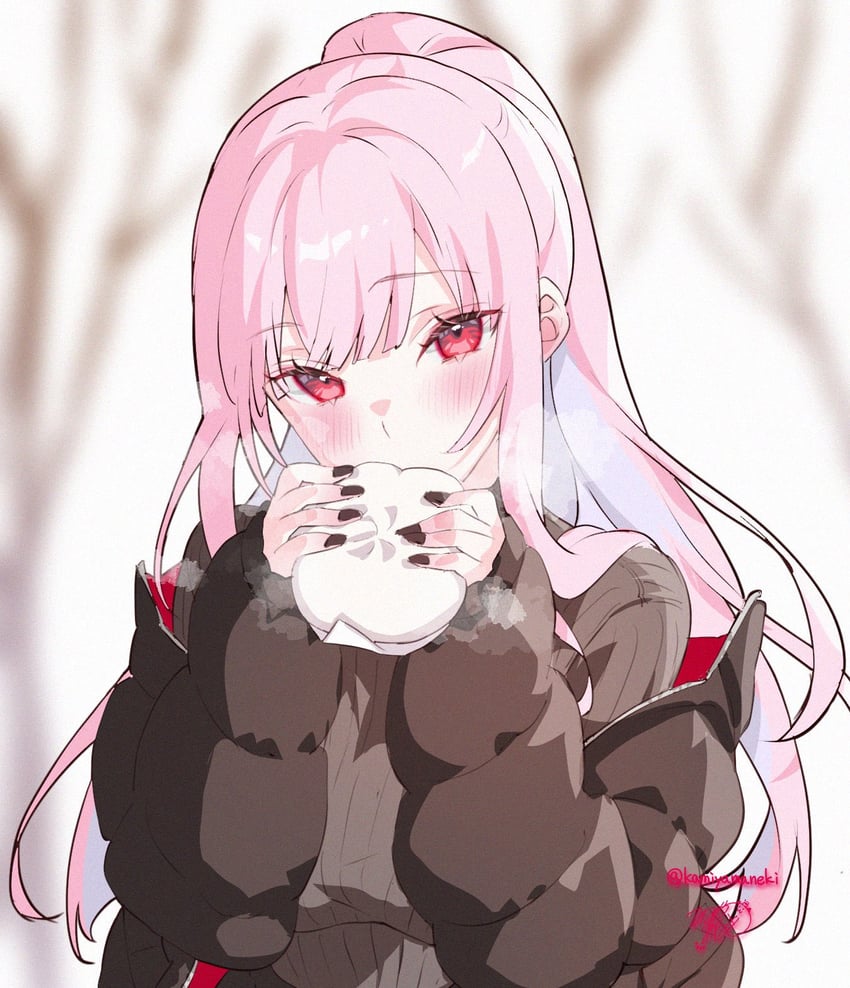 mori calliope (hololive and 1 more) drawn by kamiya_maneki