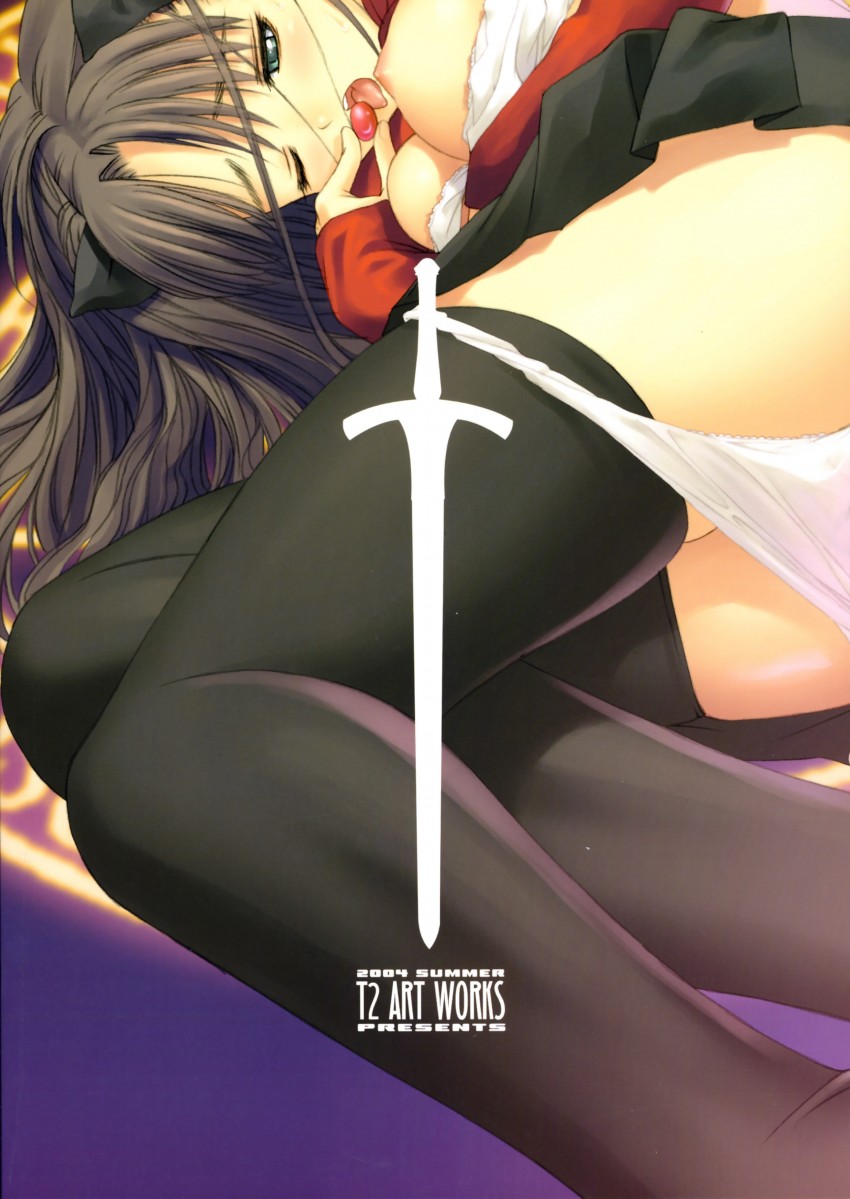 tohsaka rin (fate and 1 more) drawn by tony_taka