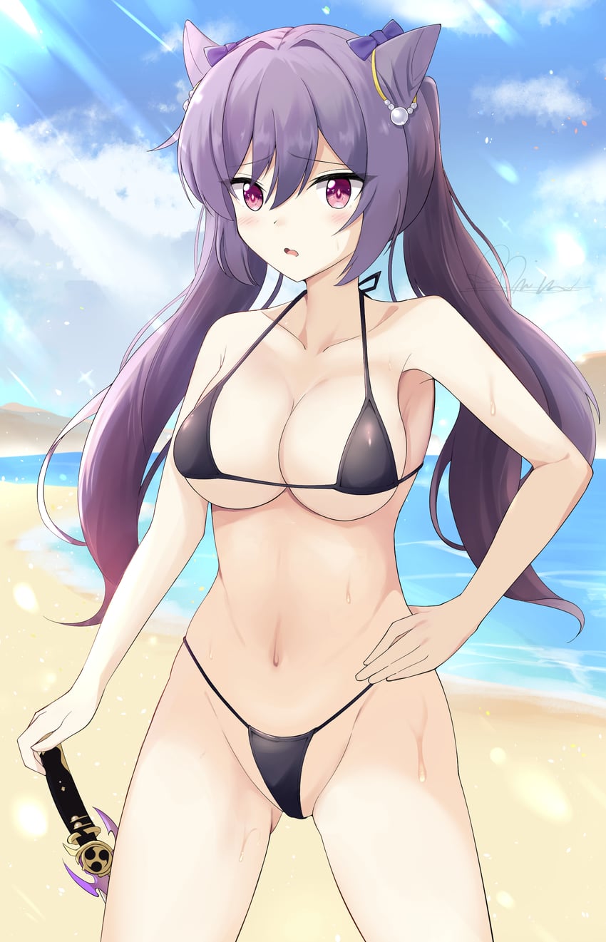 keqing (genshin impact) drawn by r_orihaverp
