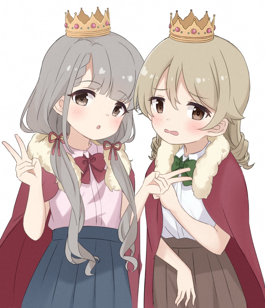 morikubo nono and hisakawa nagi (idolmaster and 1 more) drawn by kouyatsutou