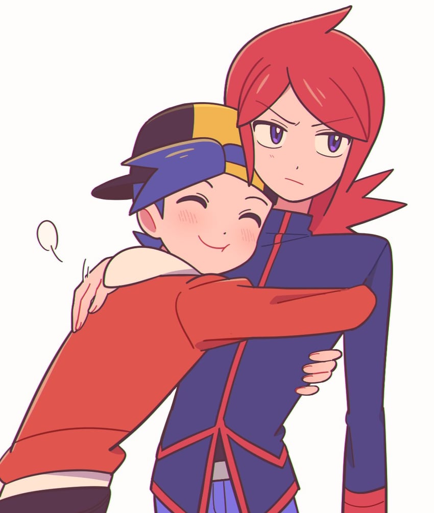ethan and silver (pokemon and 1 more) drawn by chueog