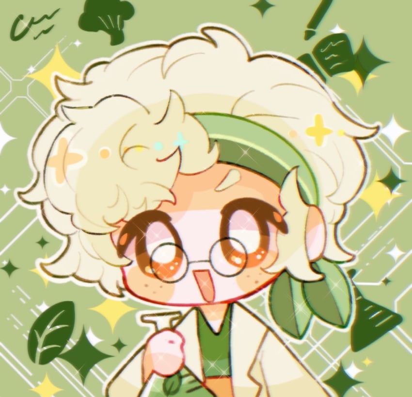 cauliflower cookie (cookie run and 1 more) drawn by y_songmo