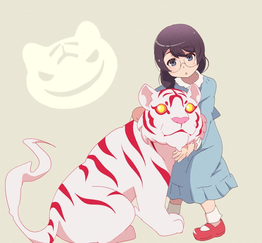 hanekawa tsubasa and kako (monogatari and 2 more) drawn by fooring