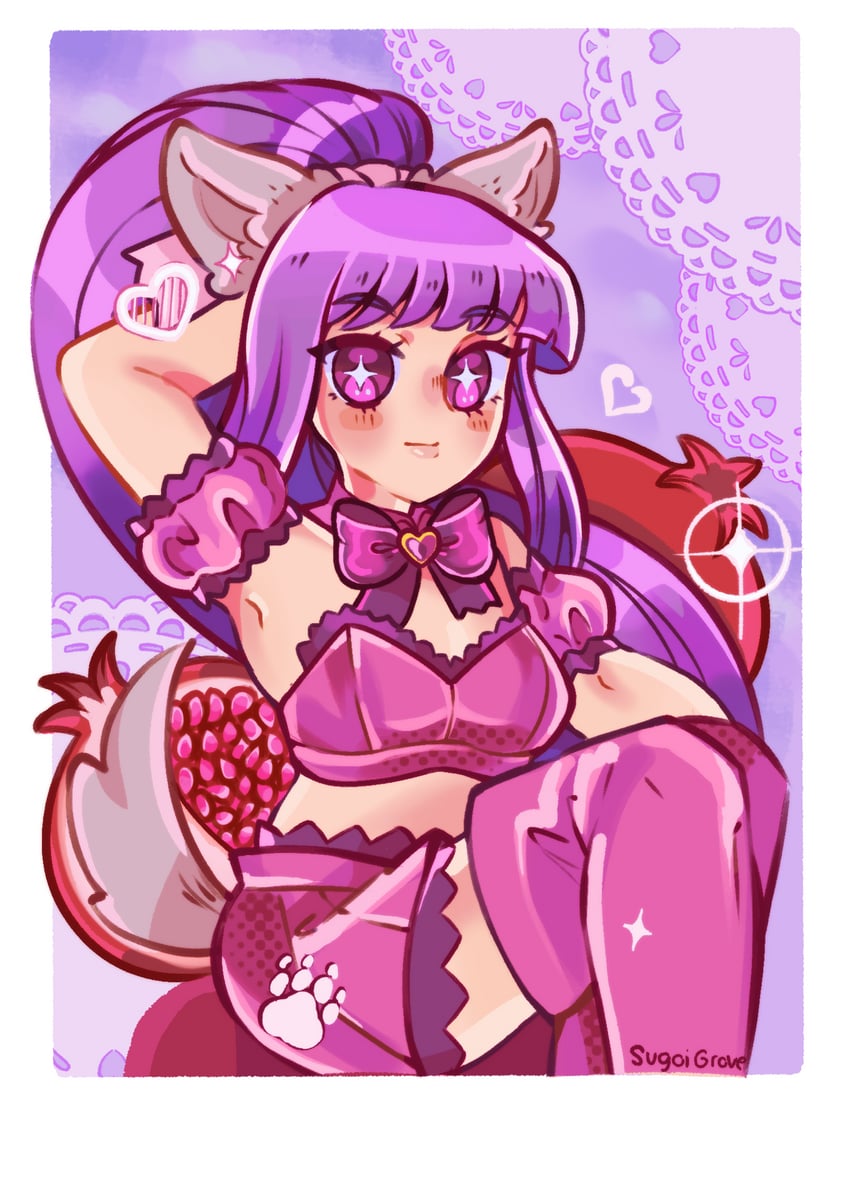 fujiwara zakuro and mew zakuro (tokyo mew mew and 1 more) drawn by sugoigrove