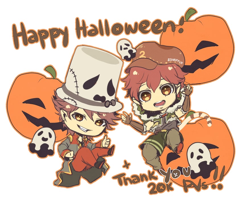 priest, hunter, and whisper (ragnarok online) drawn by squaffle1