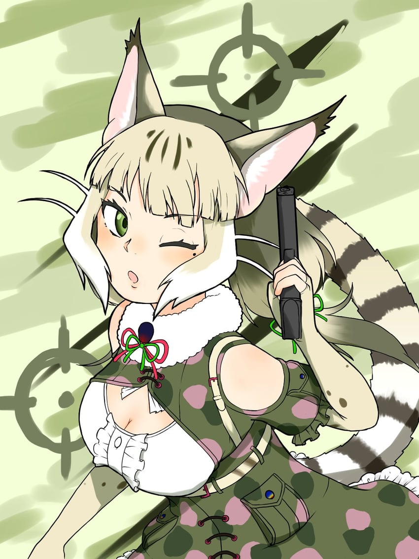 jungle cat (kemono friends and 1 more) drawn by y0whqzz8bkslezl