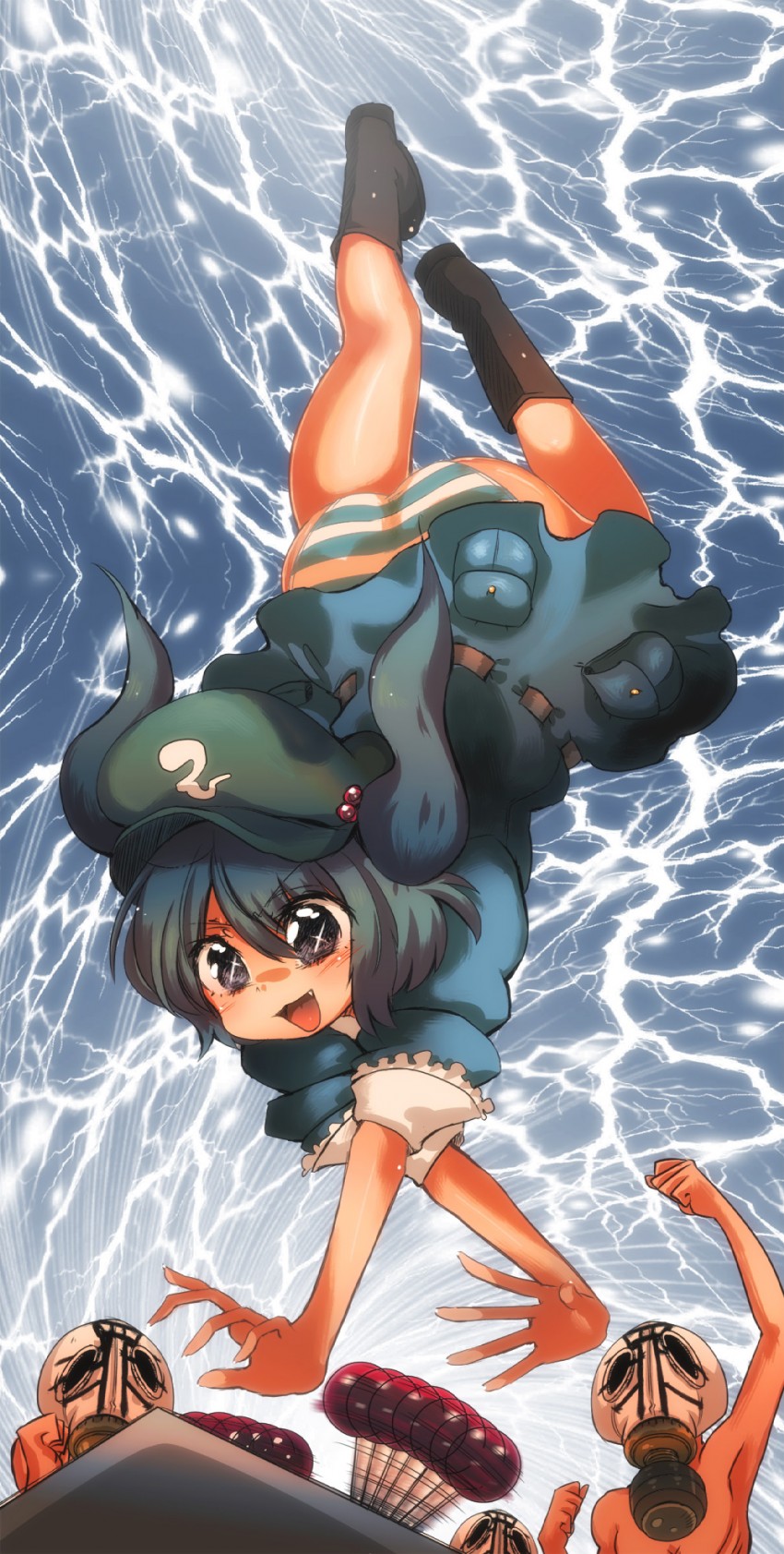 kawashiro nitori and sin sack (touhou and 1 more) drawn by cream_(nipakupa)