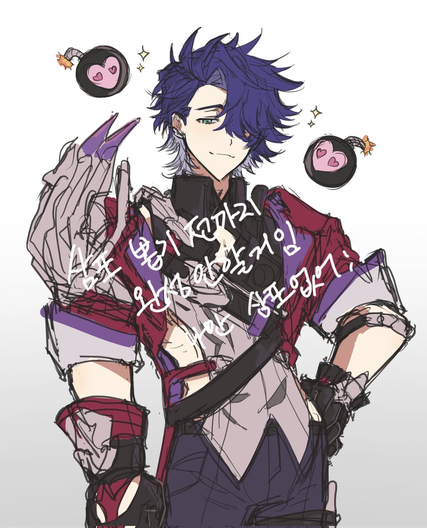 sampo koski (honkai and 1 more) drawn by roqkrcldhkdhk