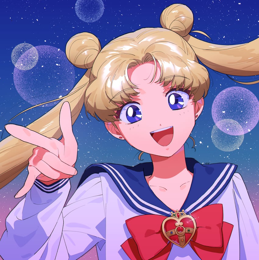 tsukino usagi (bishoujo senshi sailor moon and 1 more) drawn by popogano