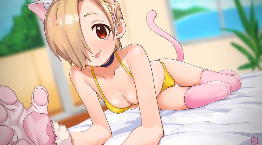 shirasaka koume (idolmaster and 2 more) drawn by illust_audio