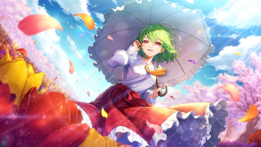 kazami yuuka (touhou and 1 more) drawn by rogcan_can