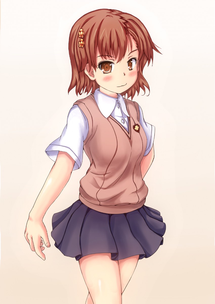 misaka mikoto (toaru majutsu no index and 1 more) drawn by huxabi