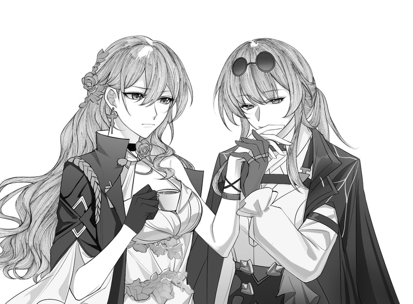 kafka and himeko (honkai and 1 more) drawn by sunkist_stvira