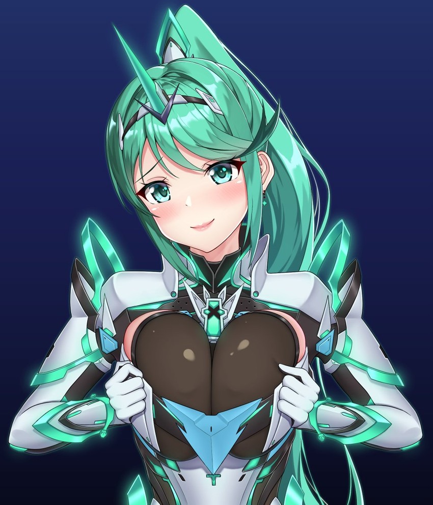 pneuma (xenoblade chronicles and 1 more) drawn by nemunemu_semi