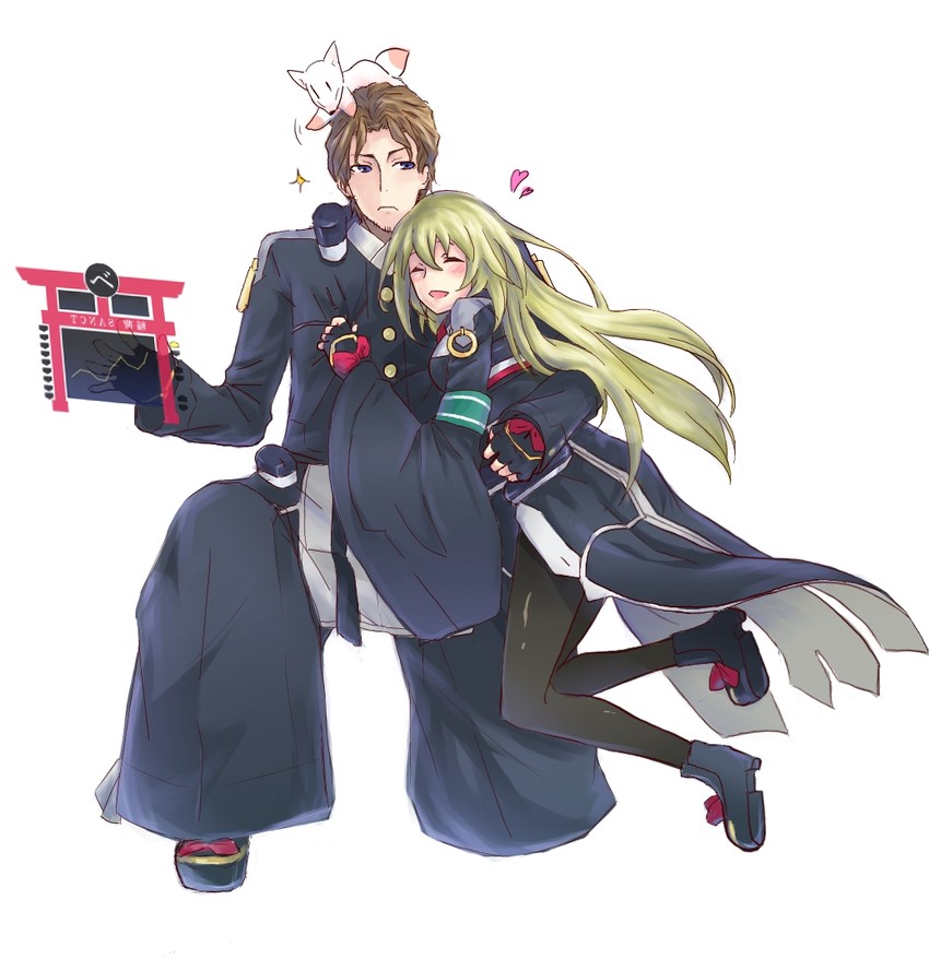 heidi ogezevara, shirojiro bertoni, and erimaki (kyoukaisenjou no horizon) drawn by tori-suki