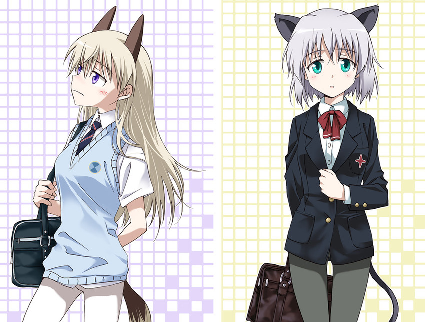 sanya v. litvyak and eila ilmatar juutilainen (world witches series and 1 more) drawn by agahari