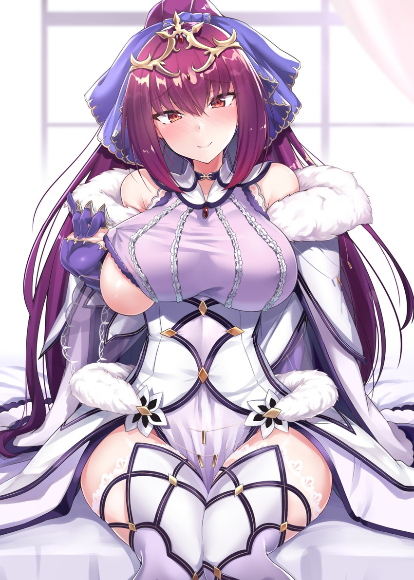 scathach and scathach skadi (fate and 1 more) drawn by kazami_chiu