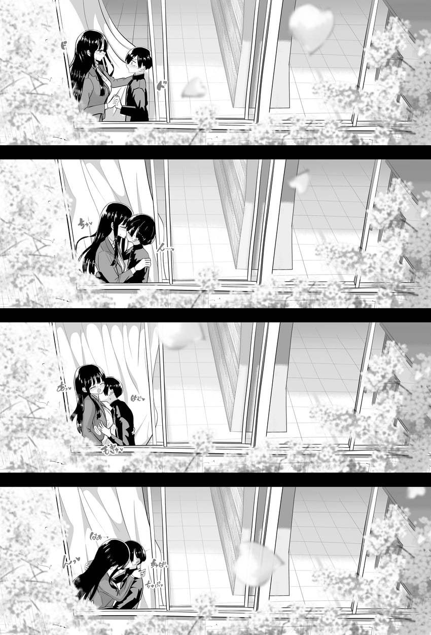 yamada anna and ichikawa kyoutarou (boku no kokoro no yabai yatsu) drawn by m2bou