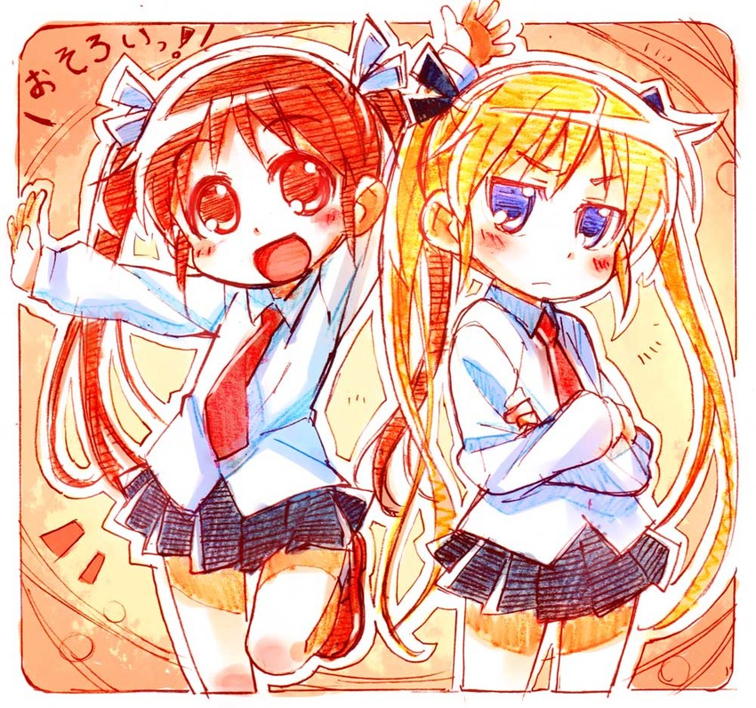 sonya and oribe yasuna (kill me baby) drawn by sakino_shingetsu
