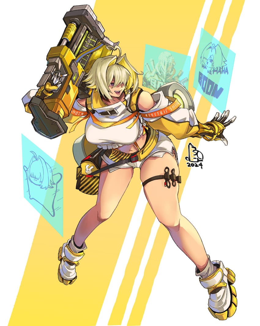 elegg and doro (goddess of victory: nikke and 1 more) drawn by piccolourme