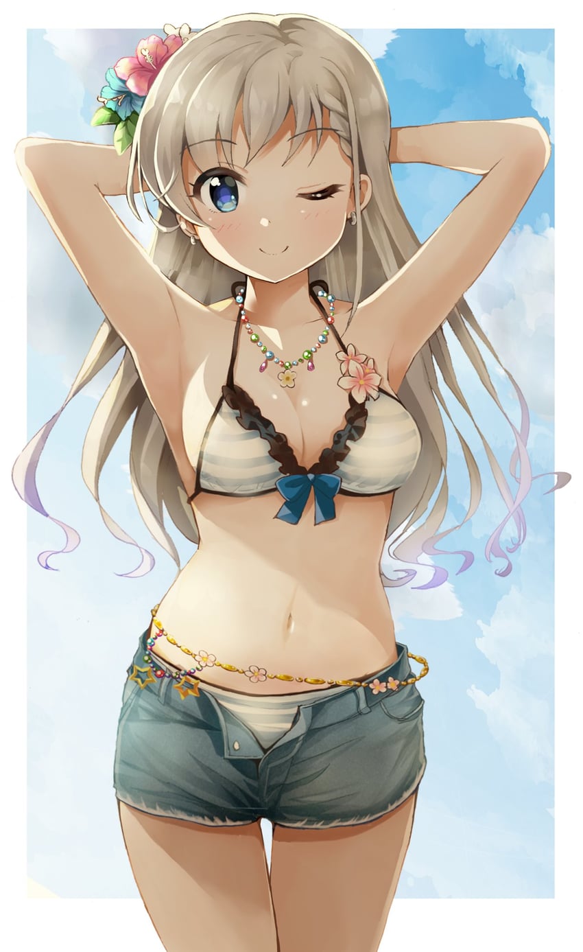 hisakawa hayate (idolmaster and 2 more) drawn by michii_yuuki