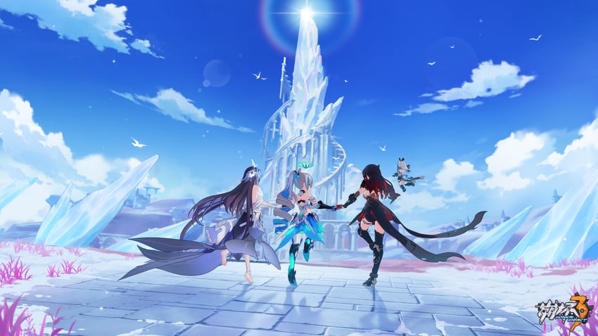 bronya zaychik, seele vollerei, seele, and project bunny (honkai and 1 more)