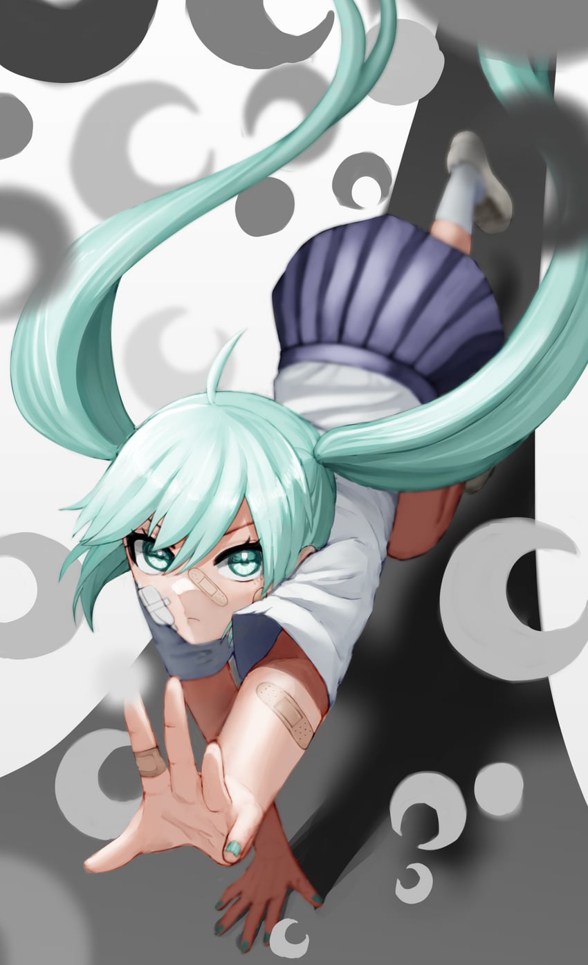 hatsune miku (vocaloid and 1 more) drawn by che_to_n