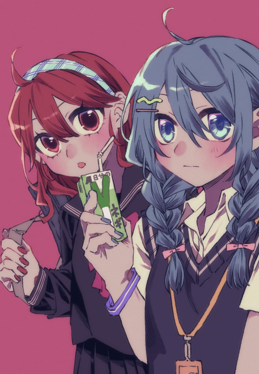 hatsune miku and kasane teto (vocaloid and 1 more) drawn by tere_douga