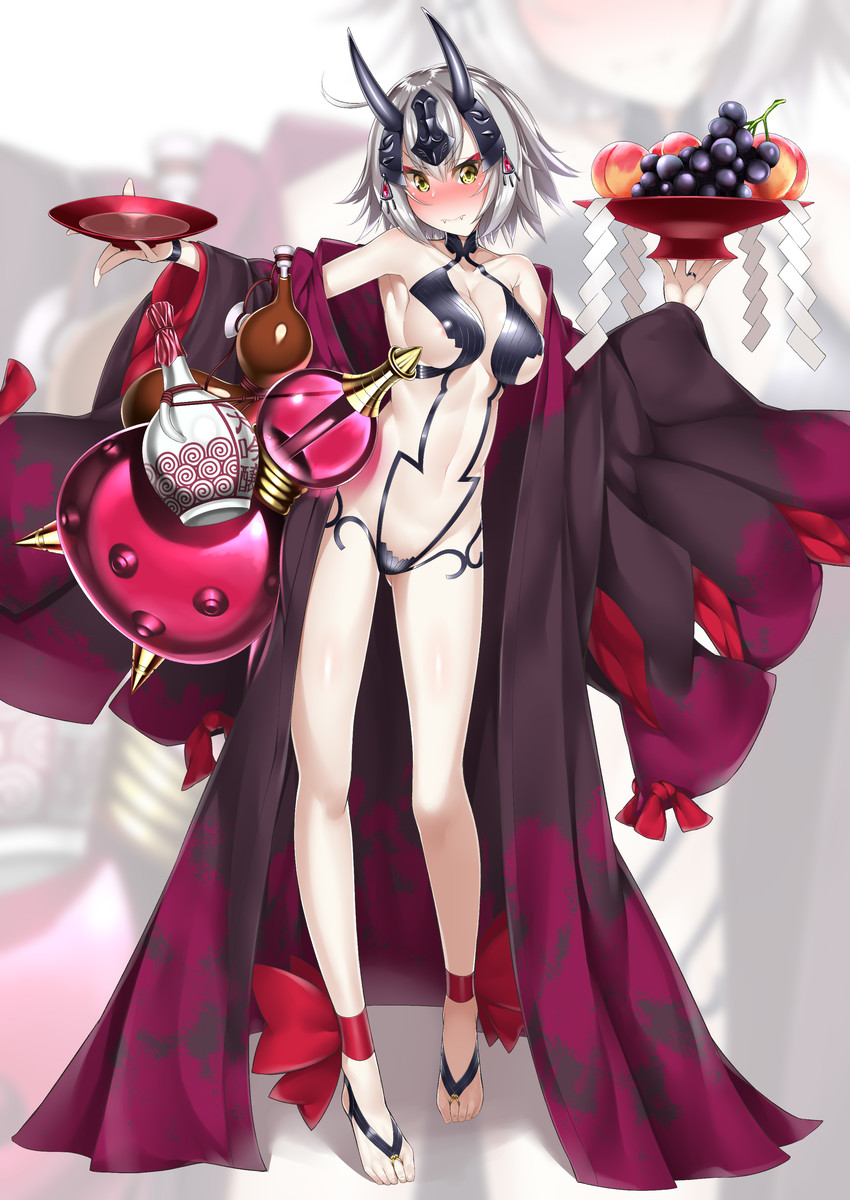 jeanne d'arc alter and shuten douji (fate and 1 more) drawn by watosu