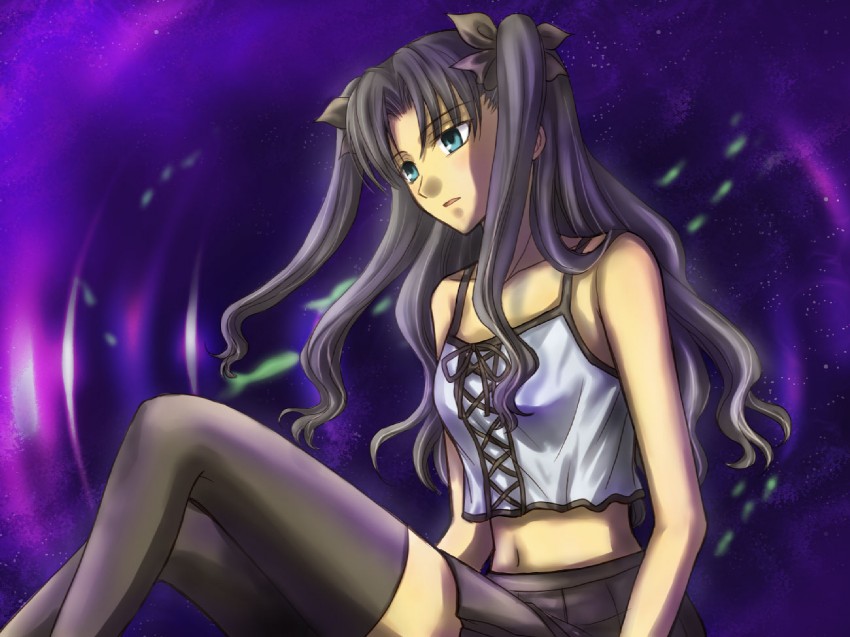 tohsaka rin (fate and 1 more) drawn by hitoha
