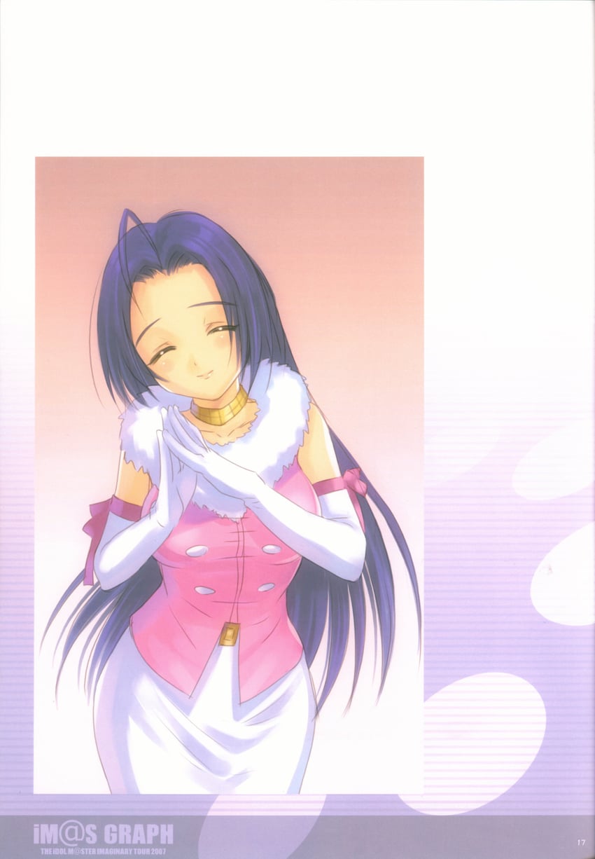 miura azusa (idolmaster and 1 more) drawn by goto_p