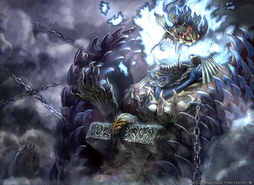 anima (final fantasy and 2 more) drawn by tetsu_tsukamoto