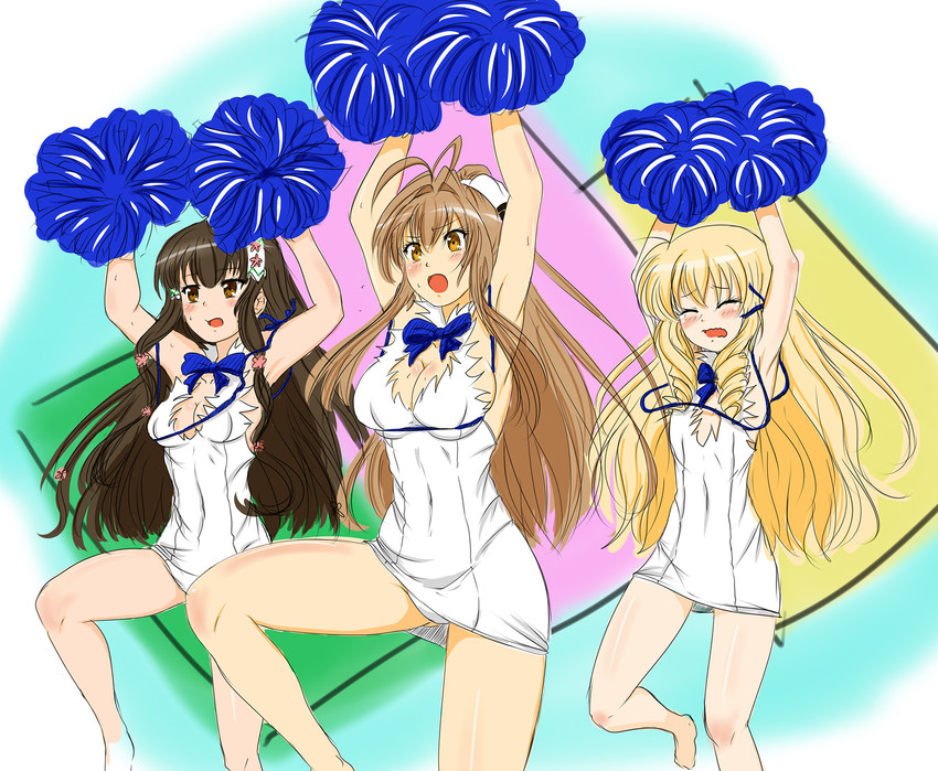 hestia, sento isuzu, latifa fleuranza, and koborii (dungeon ni deai wo motomeru no wa machigatteiru darou ka and 1 more) drawn by viperxtr