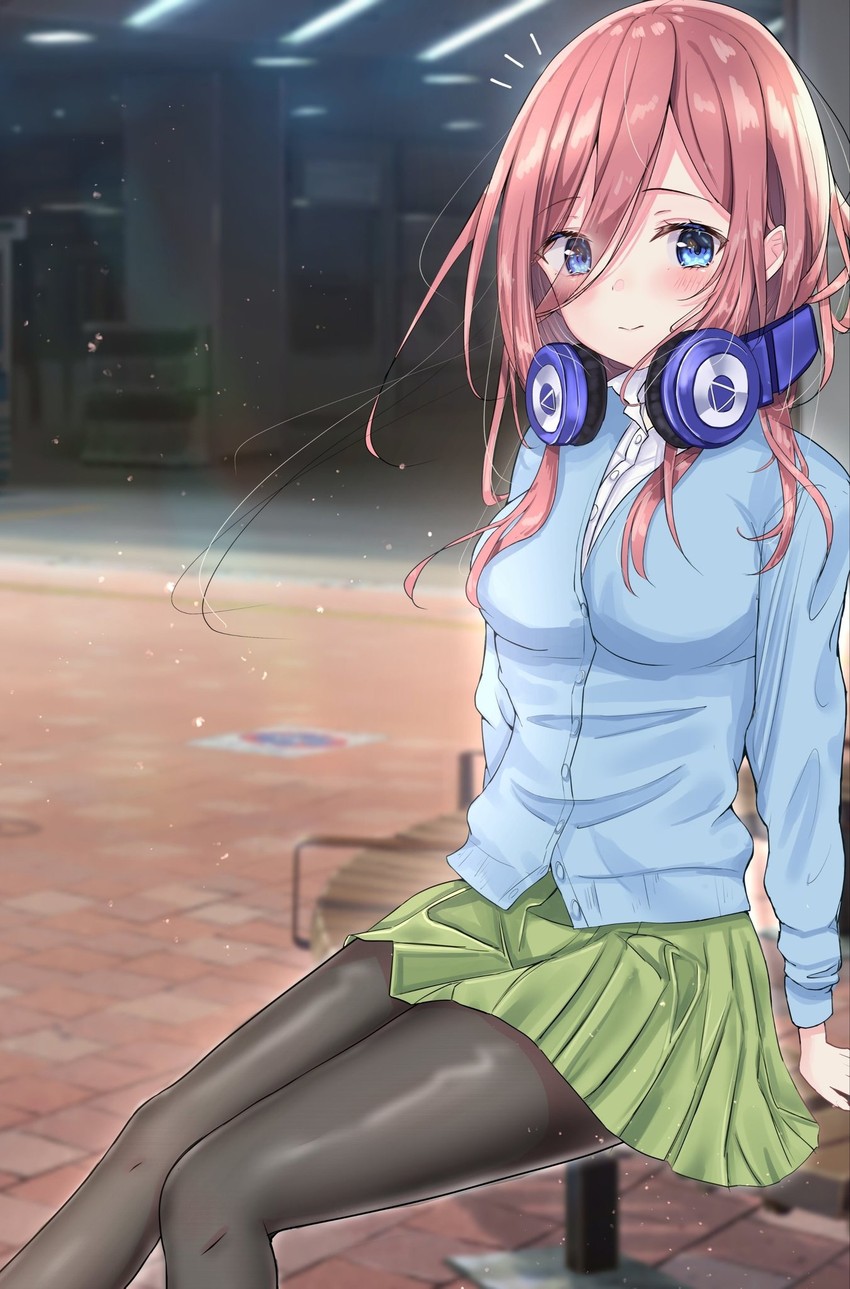nakano miku (go-toubun no hanayome) drawn by rain_sunny