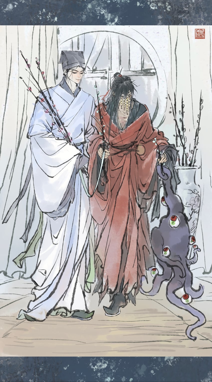 li huowang, zhuge yuan, and li sui (dao gui yi xian) drawn by chumo-qulingxiao