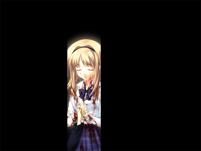 nishijou nanami and shogun (chaos;head) drawn by matsuo_yukihiro