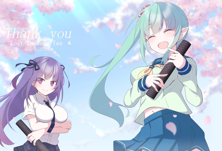 lyra and shion (re:zero kara hajimeru isekai seikatsu and 1 more) drawn by keshi273