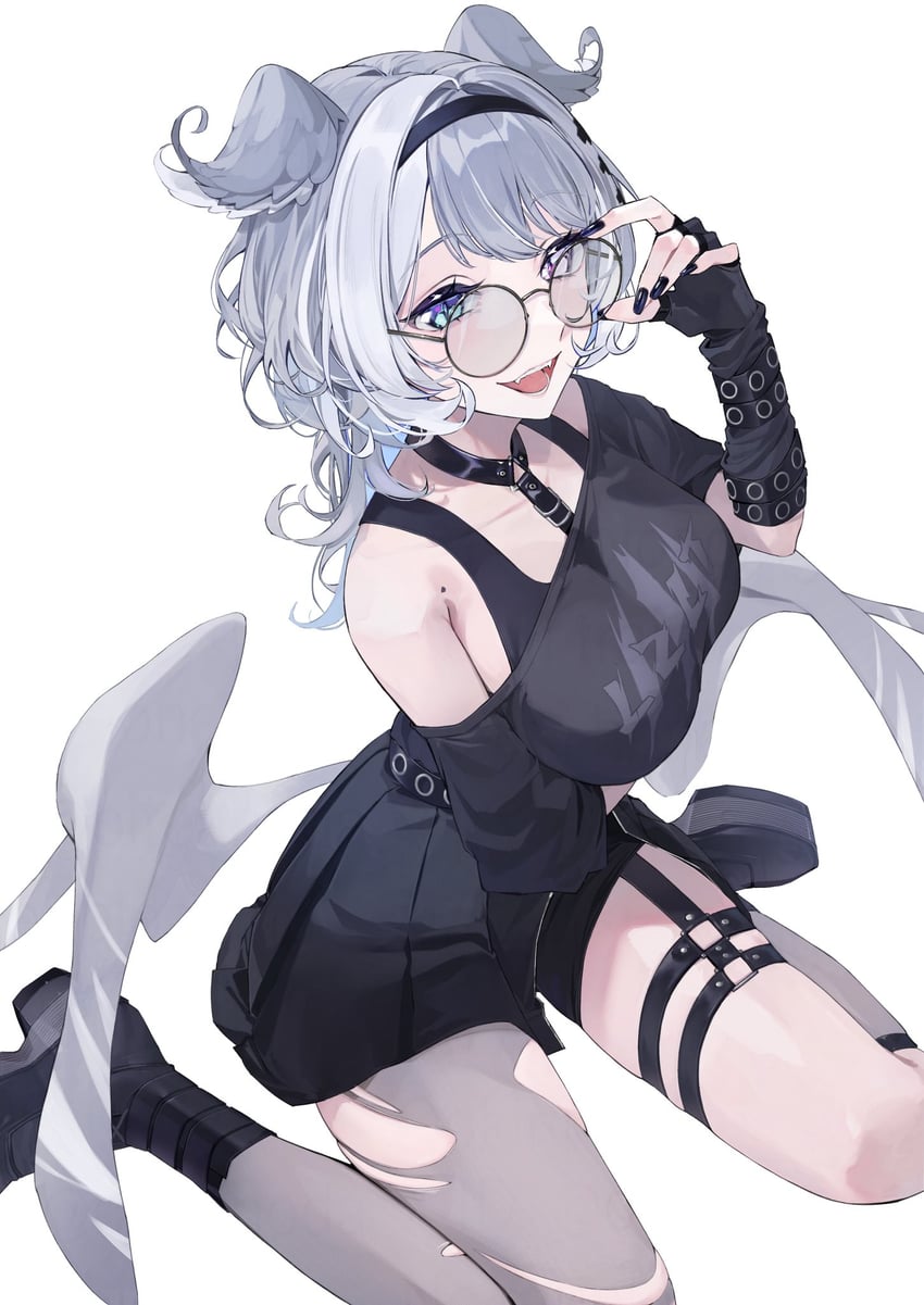 elira pendora (nijisanji and 1 more) drawn by sakana-ko