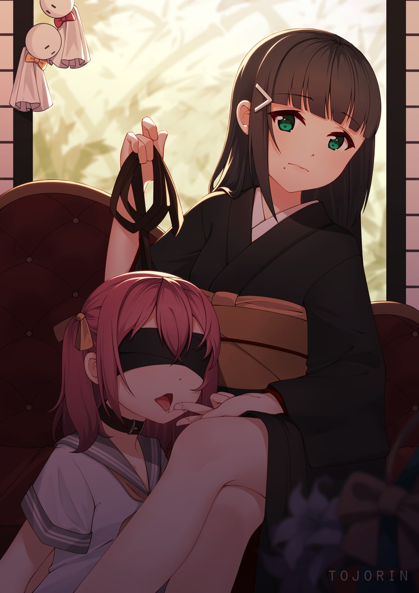 kurosawa dia and kurosawa ruby (love live! and 1 more) drawn by tojorin