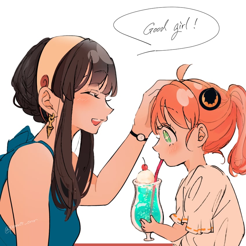 yor briar and anya (spy x family) drawn by peanuts_omr