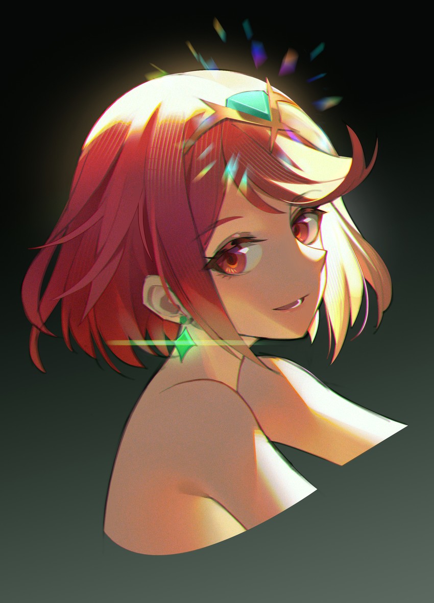 pyra (xenoblade chronicles and 1 more) drawn by yaxiya